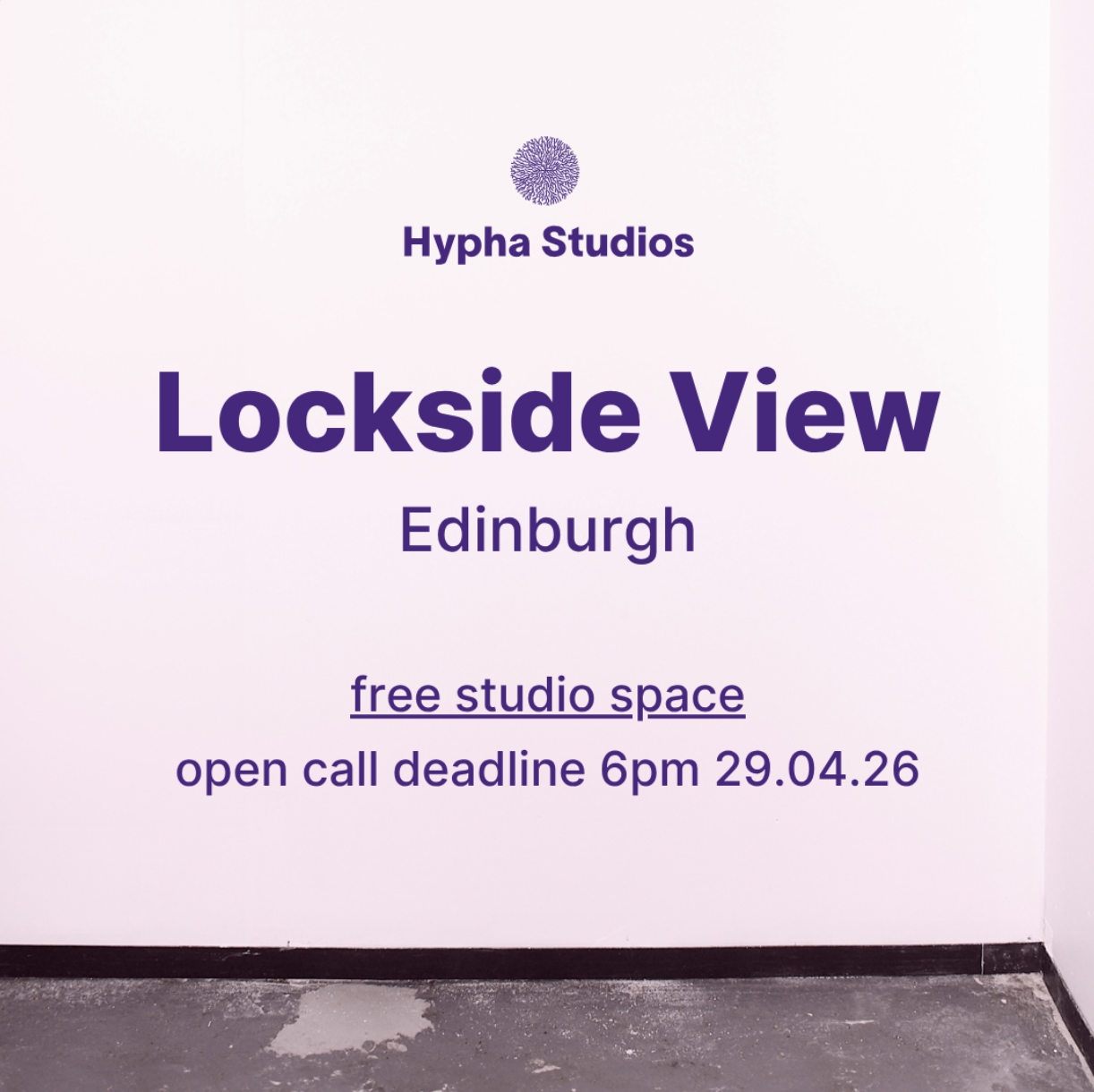 LOCKSIDE VIEW, EDINBURGH